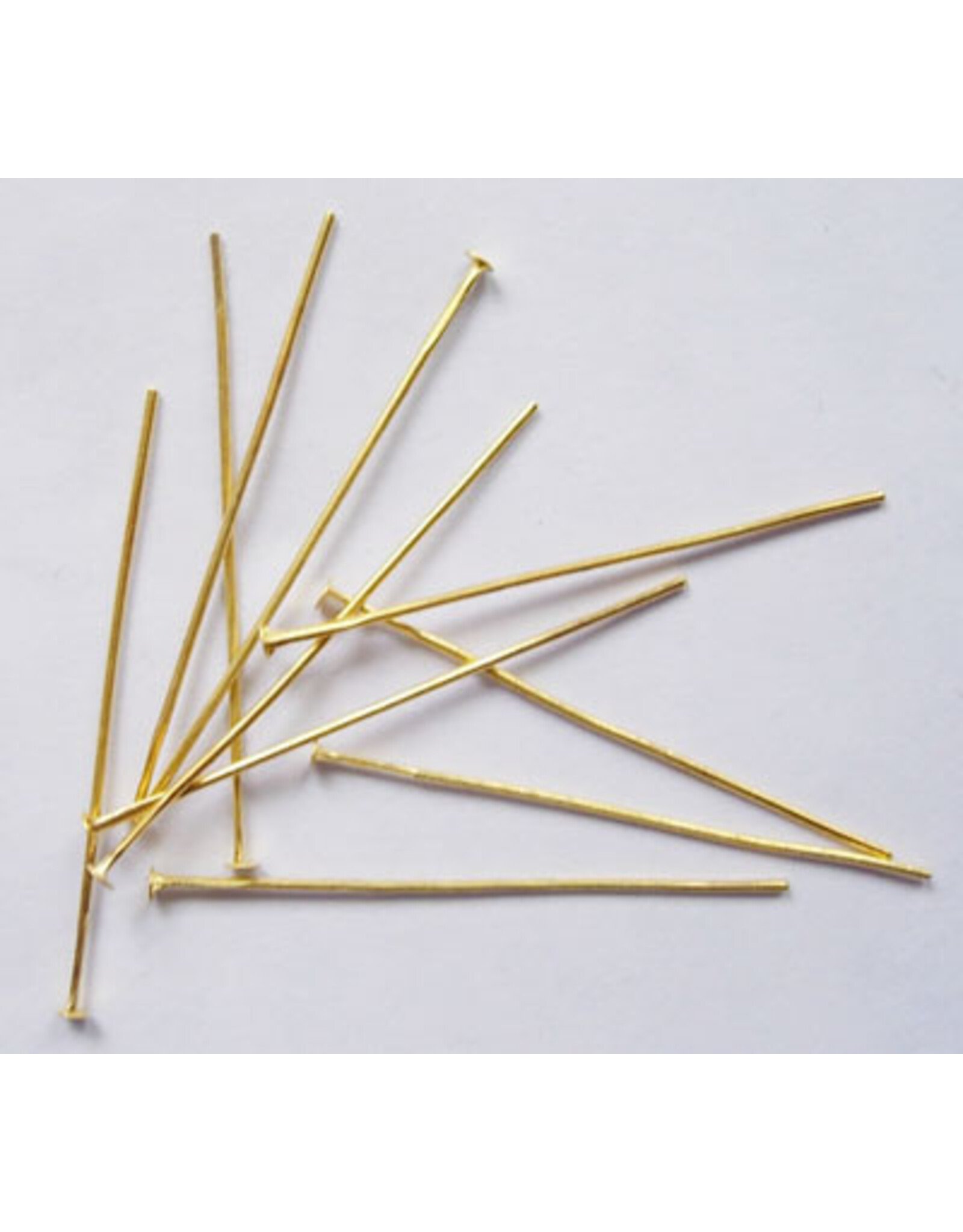 Headpins 2” 21g  Gold   x100   NF