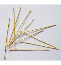 Headpins 2” 21g  Gold   x100   NF