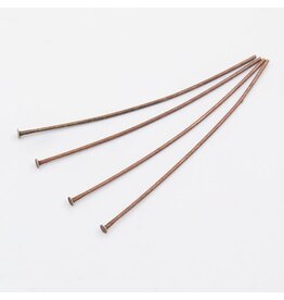 Headpins 2” 21g  Antique Copper   x100 NF