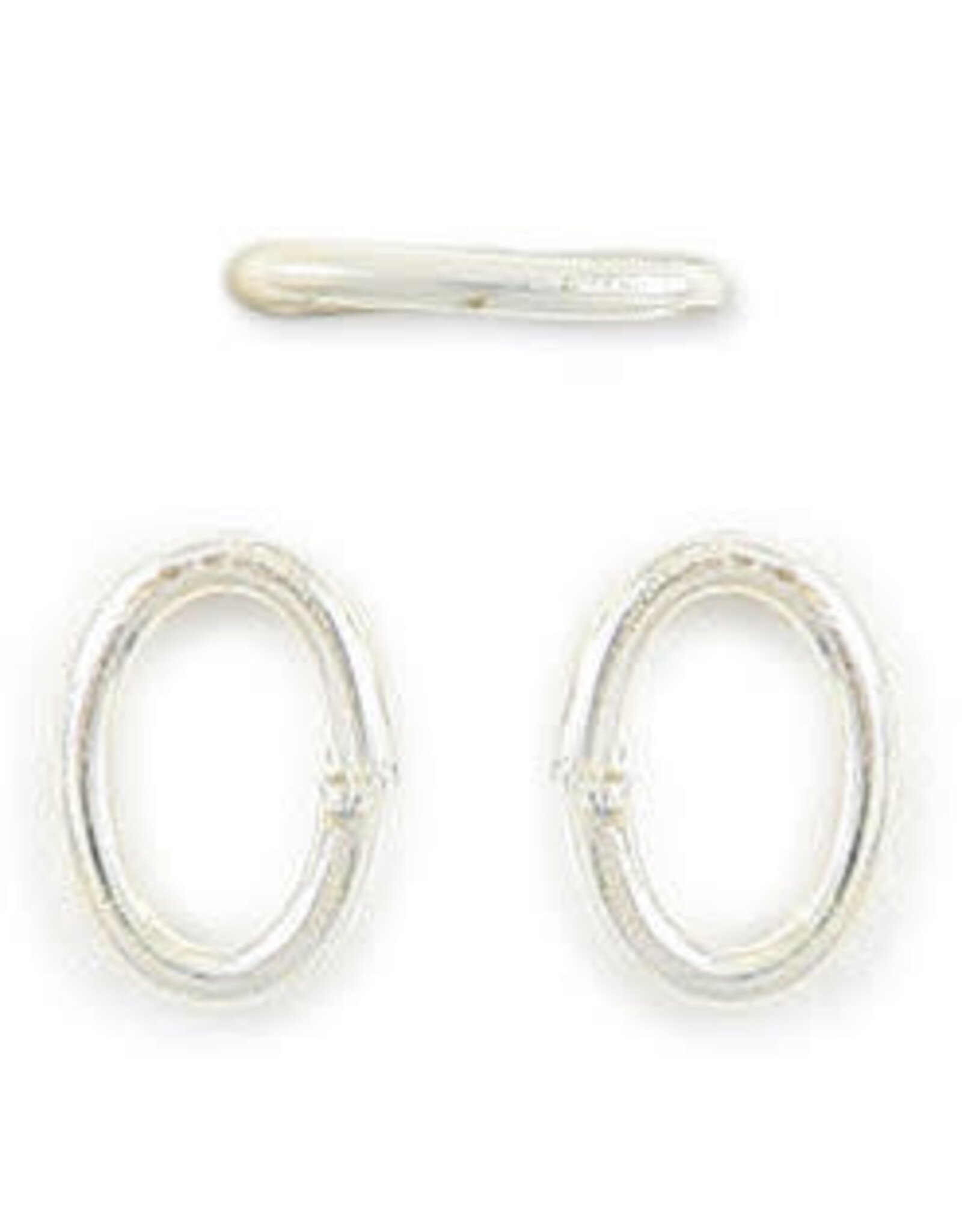 Jump Ring 4x6mm Oval 20g Silver x100 NF