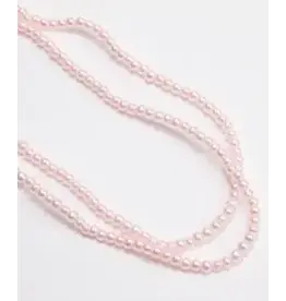 3mm Round Glass Pearl Pink  x195