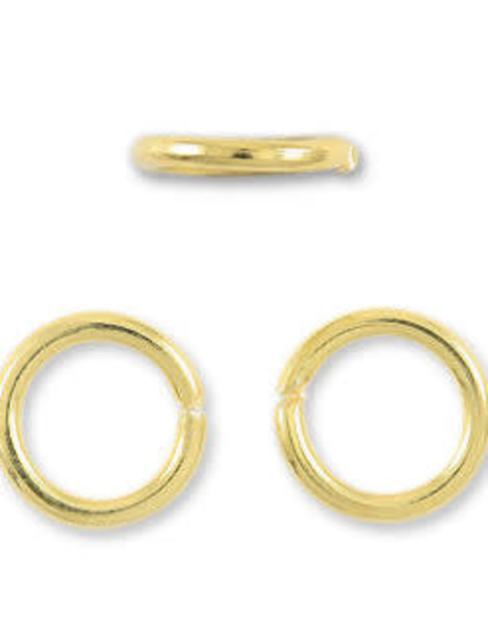 Jump Ring 10mm Gold approx  16g x50