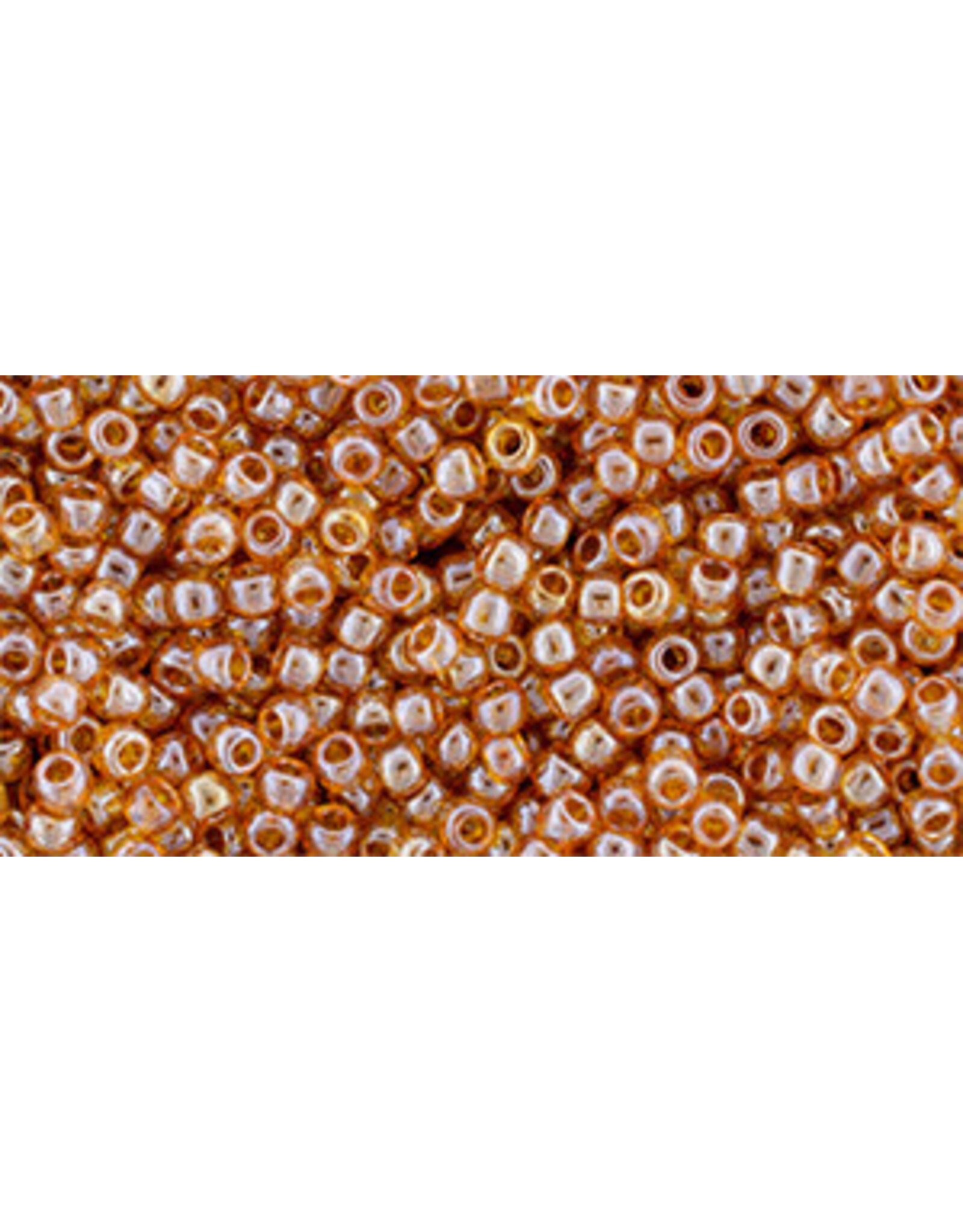 Toho 103c 11  Round 6g Transparent  Topaz Lustre