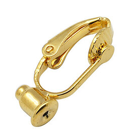 Clip On Earring Convert from Pierced 9x6mm Gold