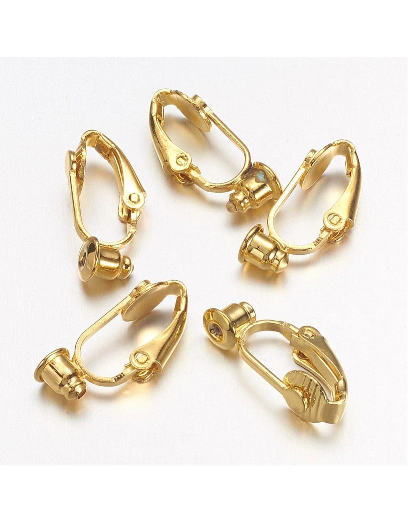 Clip On Earring Convert from Pierced 9x6mm Gold