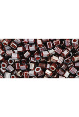 Toho 363  8  Hex 5g Transparent Montana Garnet c/l