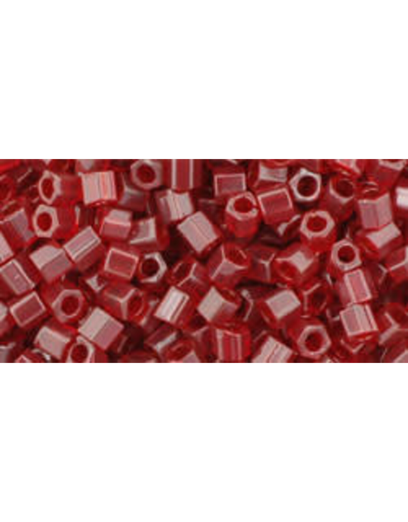 Toho 5c  8  Hex 5g  Transparent Ruby Red