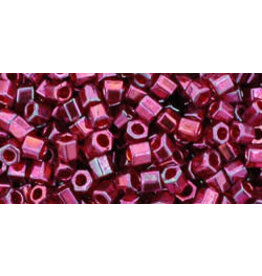 Toho 332  8  Hex 5g  Raspberry Red Gold Lustre