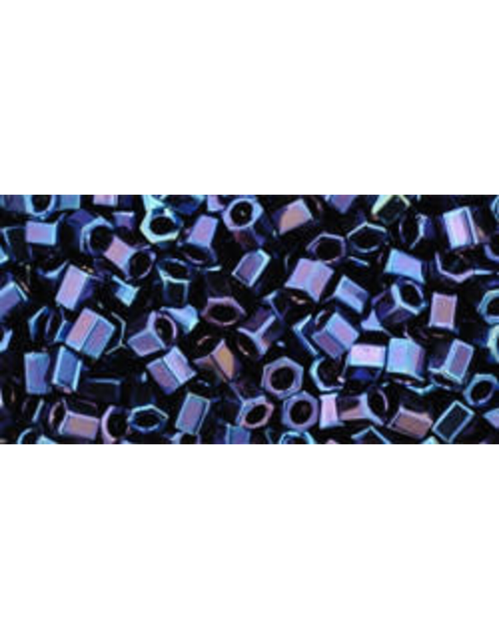 Toho 88  8  Hex 5g  Opaque Blue AB
