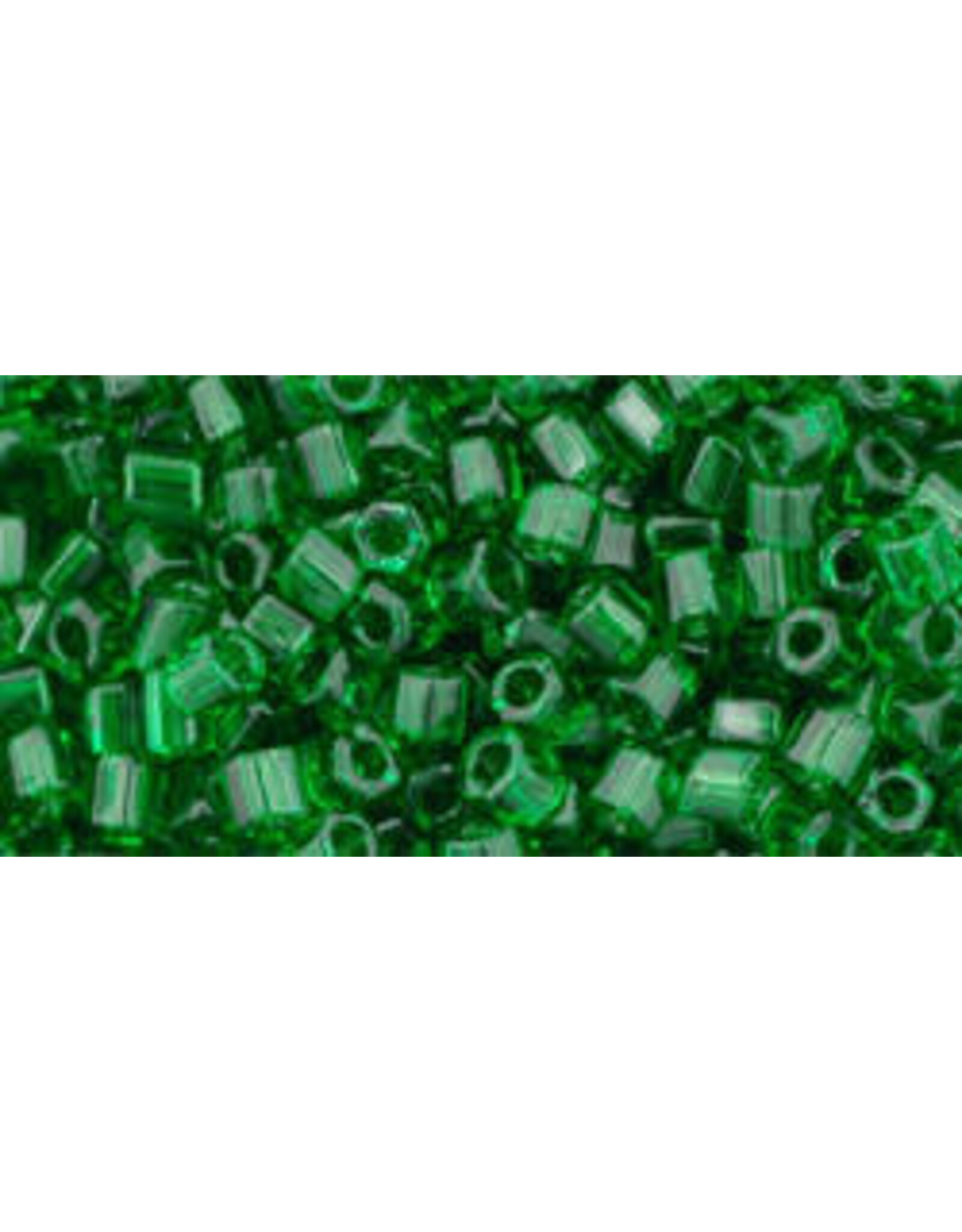 Toho 7b  8  Hex 5g  Transparent  Grass Green