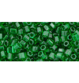 Toho 7b  8  Hex 5g  Transparent  Grass Green