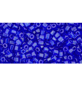 Toho 8  8  Hex 5g Transparent Cobalt Blue