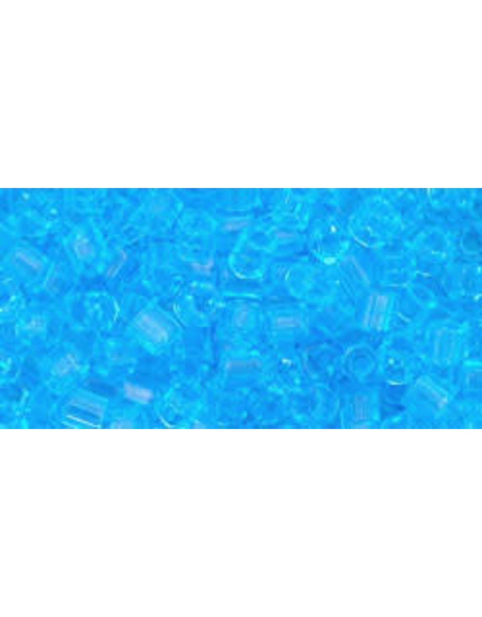 Toho 3  8  Hex 5g Transparent Aqua Blue