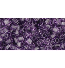 Toho 19  8  Hex 5g  Transparent Purple Plum