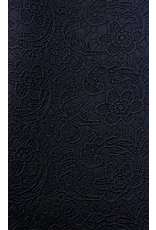 Faux Leather Beading Backing Black Lace Floral   .8mm thick 8x11"