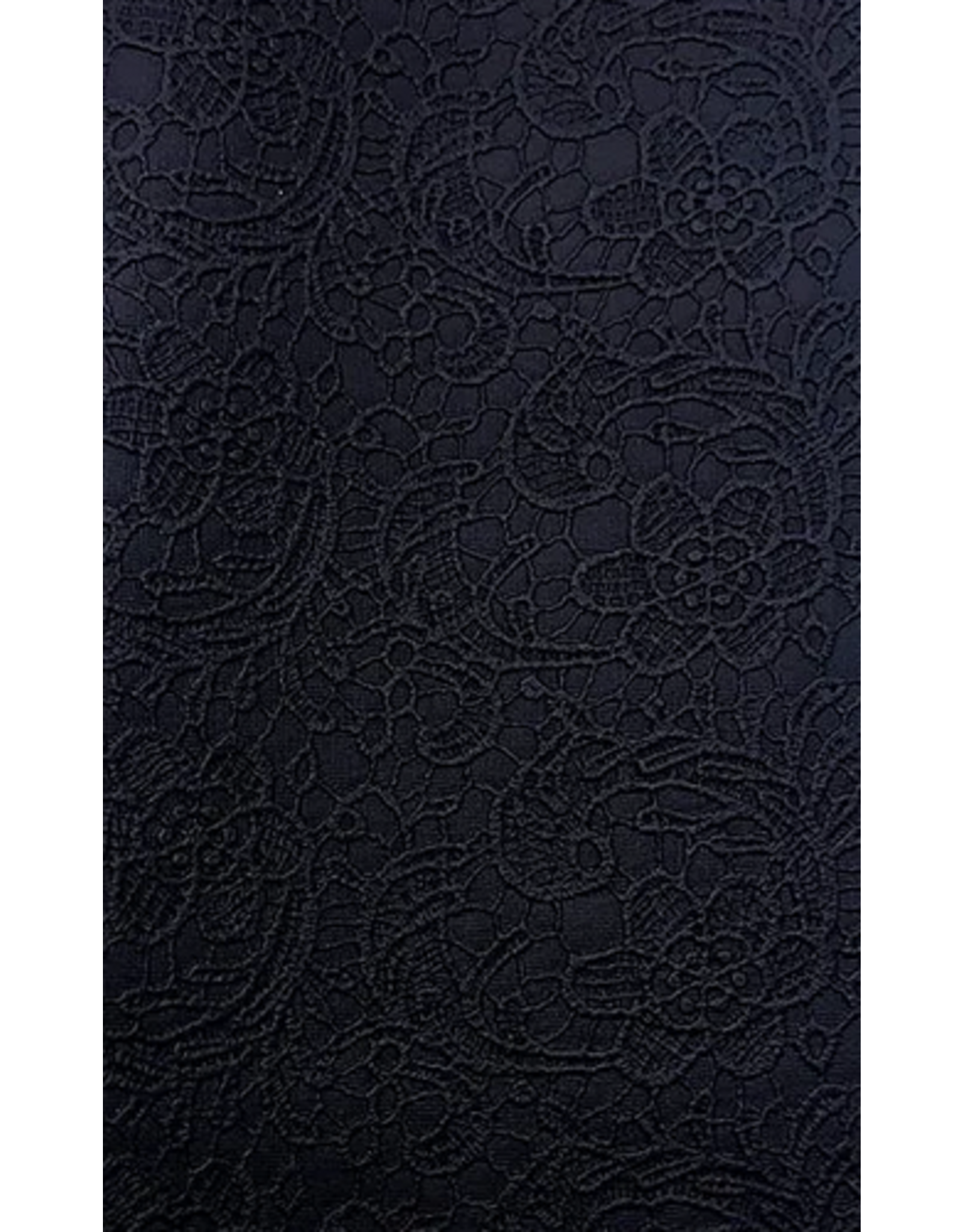 Faux Leather Beading Backing Black Lace Floral   .8mm thick 8x11"