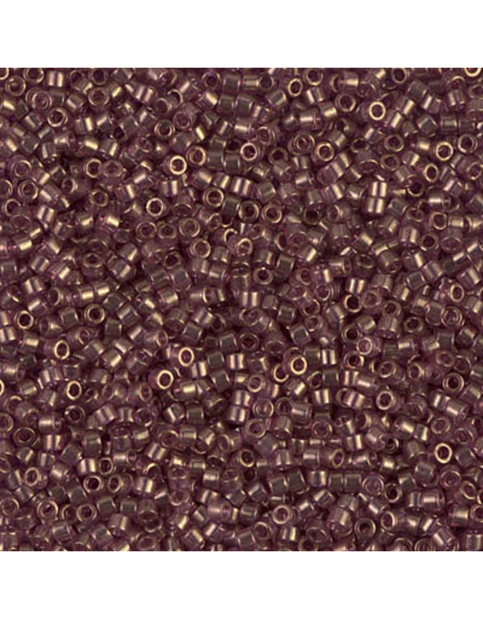db108 11 Delica 3.5g  Amethyst Purple Gold Lustre