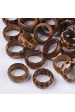 Wood Ring  Patterned x12