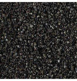 Miyuki db2261B 11 Delica  25g  Opaque Smoky Black Picasso