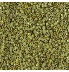 Miyuki db2265B 11 Delica 25g  Opaque Chartreuse Green Picasso