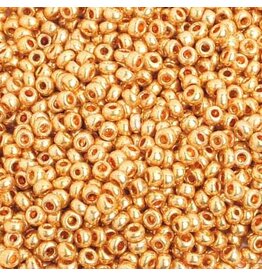 Czech 201605 8 Seed Gold Metallic