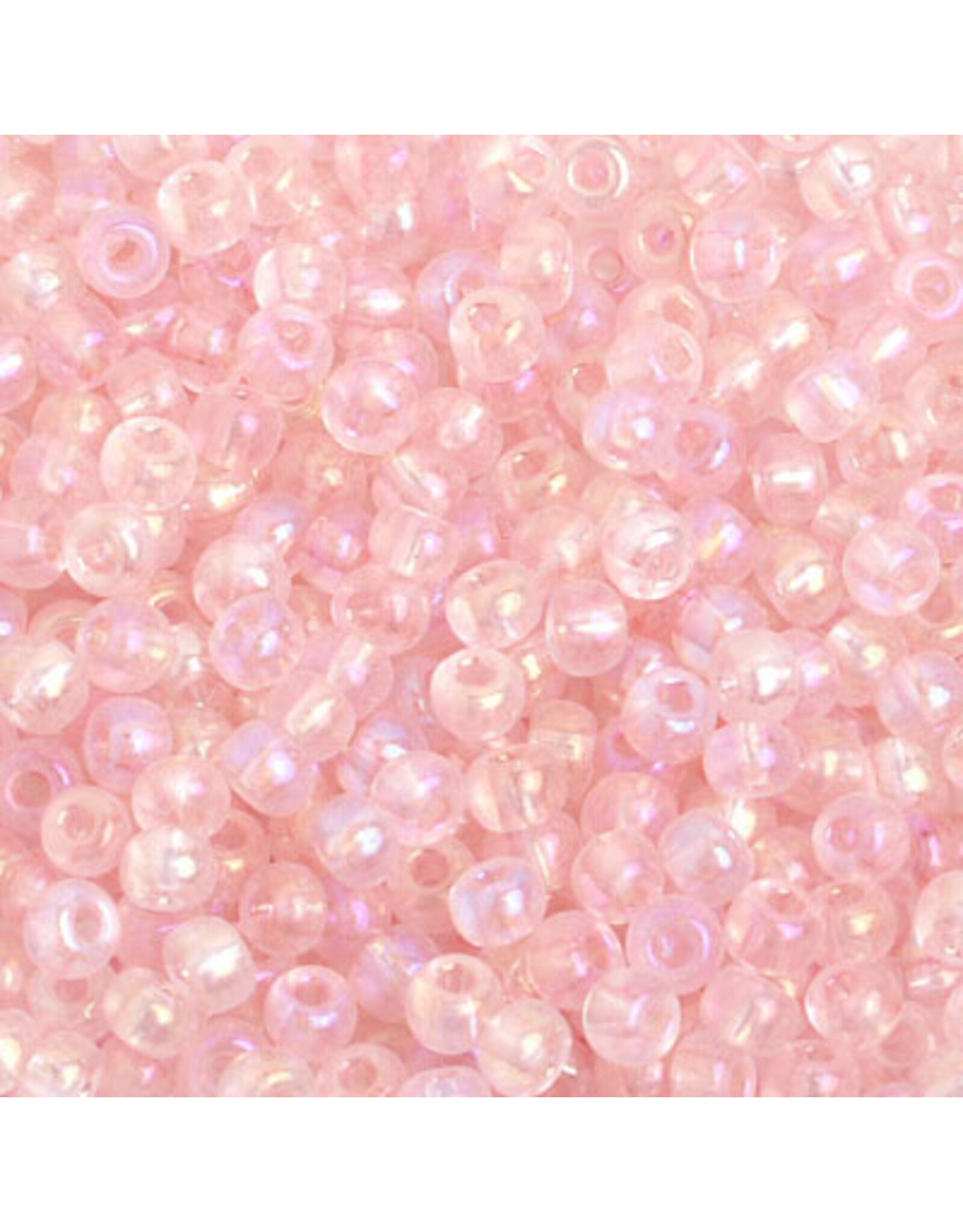 Czech 401669  6  Seed  Transparent Pink AB