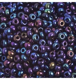 Czech 401730  6 Seed Opaque Navy  Blue AB