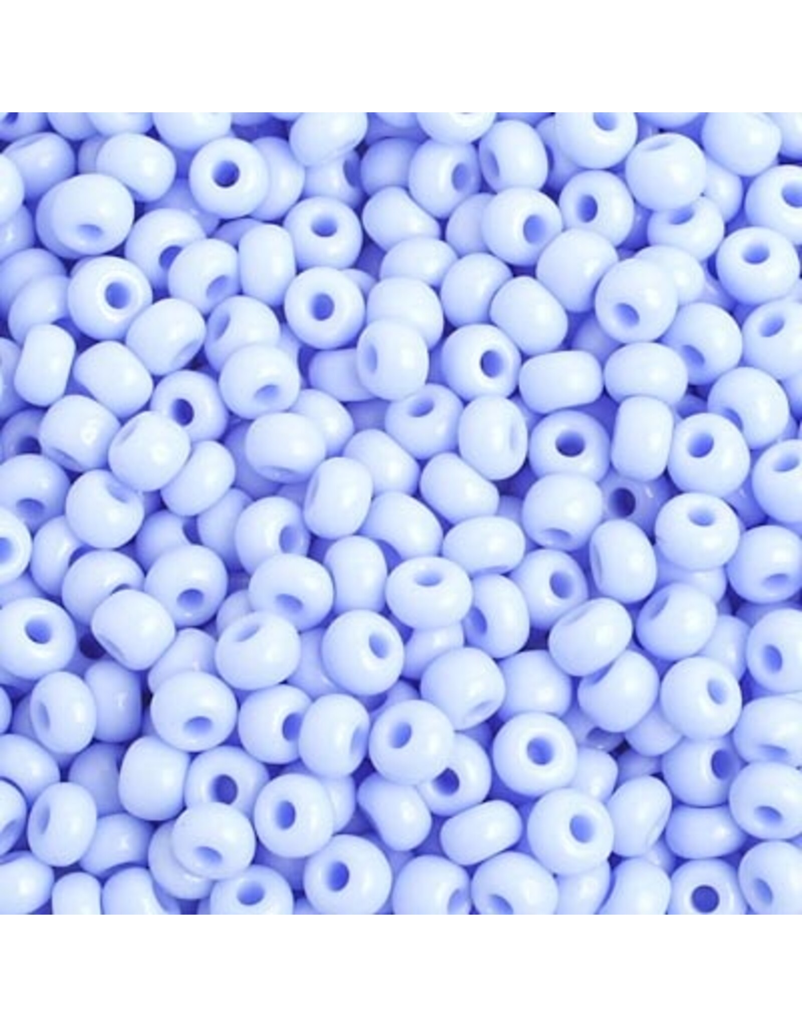 Czech 401075 6  Seed Opaque Powder Blue