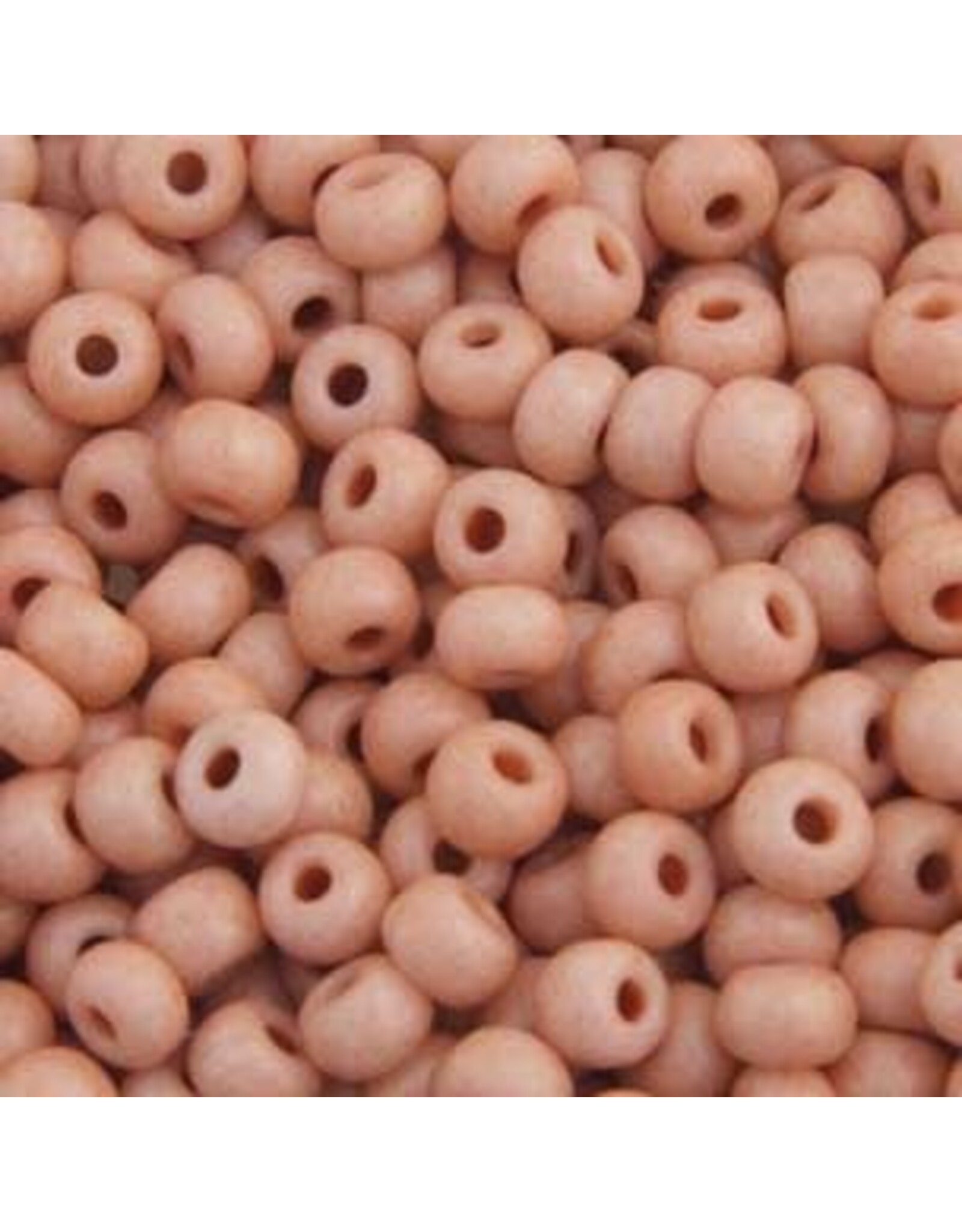 Czech 440020  6 Seed Pink s/g Dyed