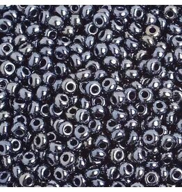 Czech 401721  6  Seed  Gunmetal Metallic Grey