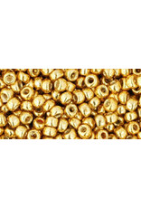 Toho pf557 8  Round  40g  Gold Starlight Metallic