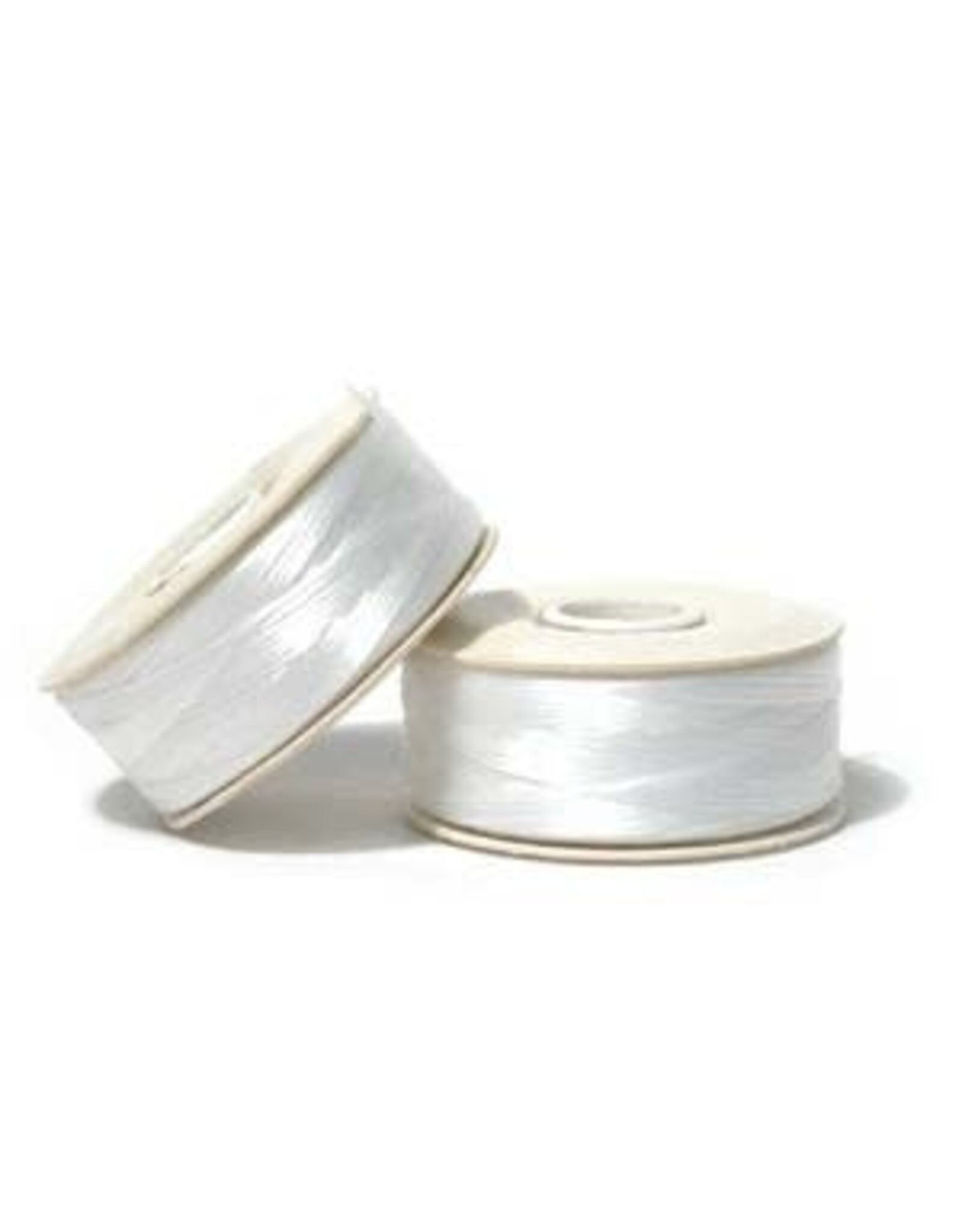 'F'  Nymo  White  Small Bobbin   39m