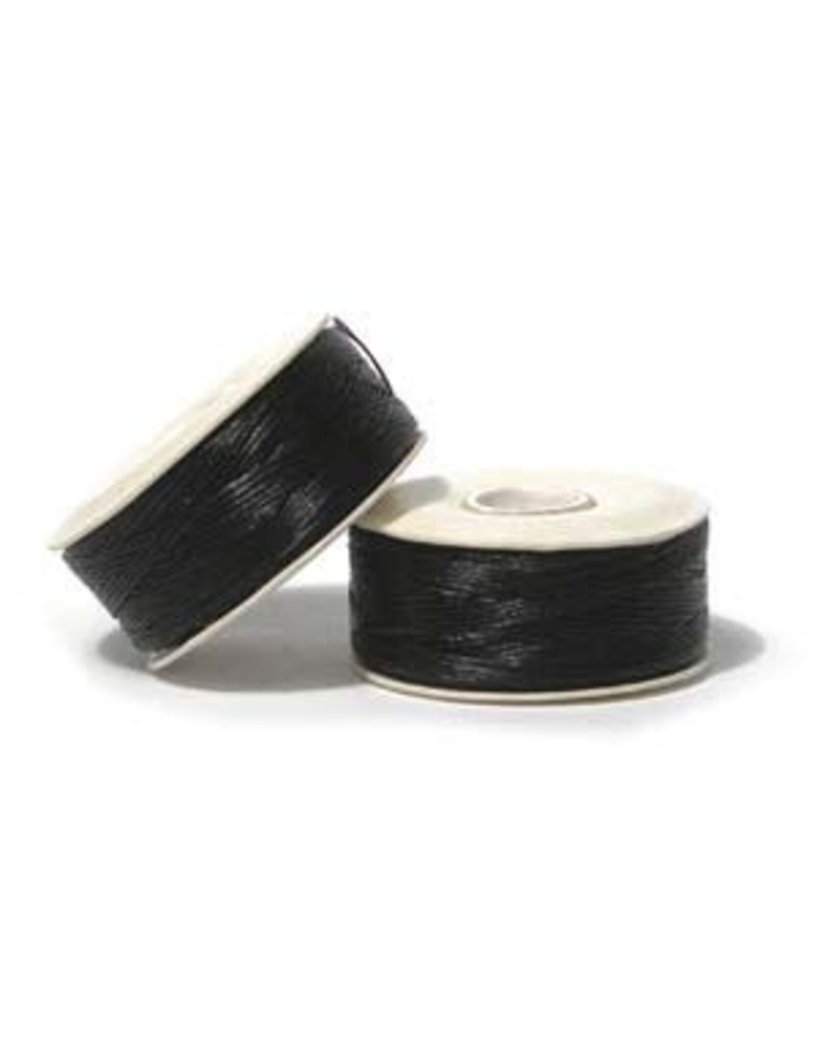 'F'  Nymo  Black  Small Bobbin   39m