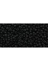 Toho 2612f 11  Round 40g Opaque Jet Black Semi Glazed Matte