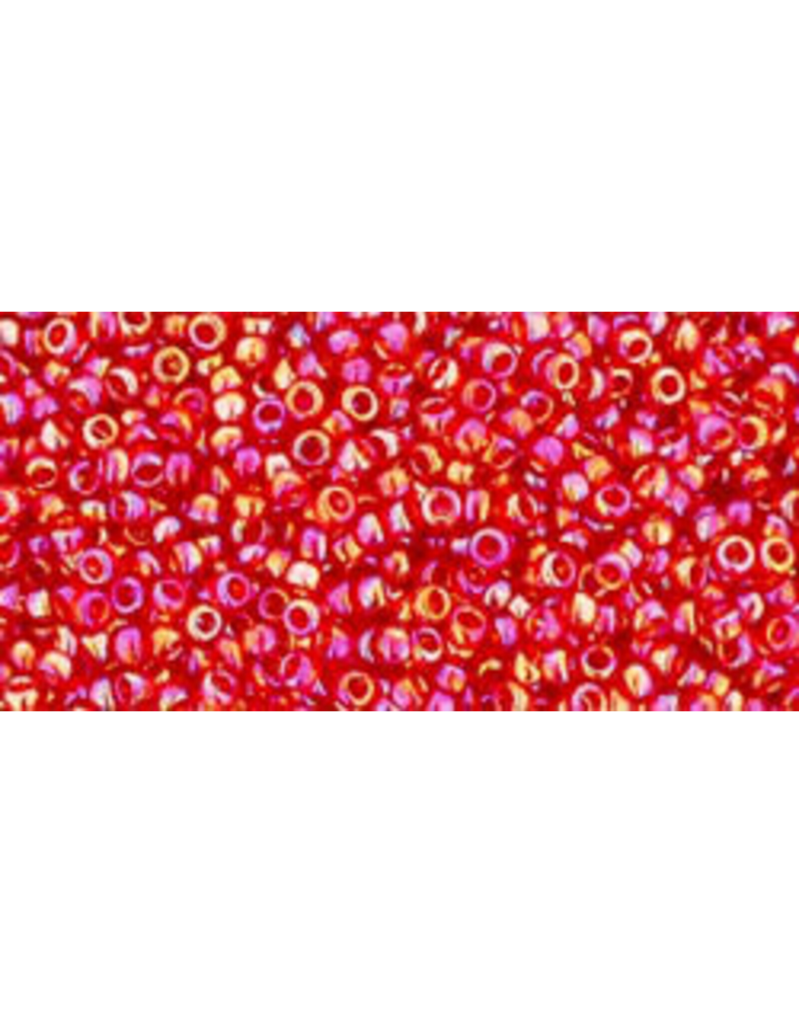 Toho 165c 15 Seed 20g   Transparent Ruby Red AB