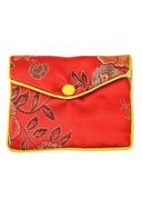 Gift Bag  Zipper Floral  8x10cm  x1