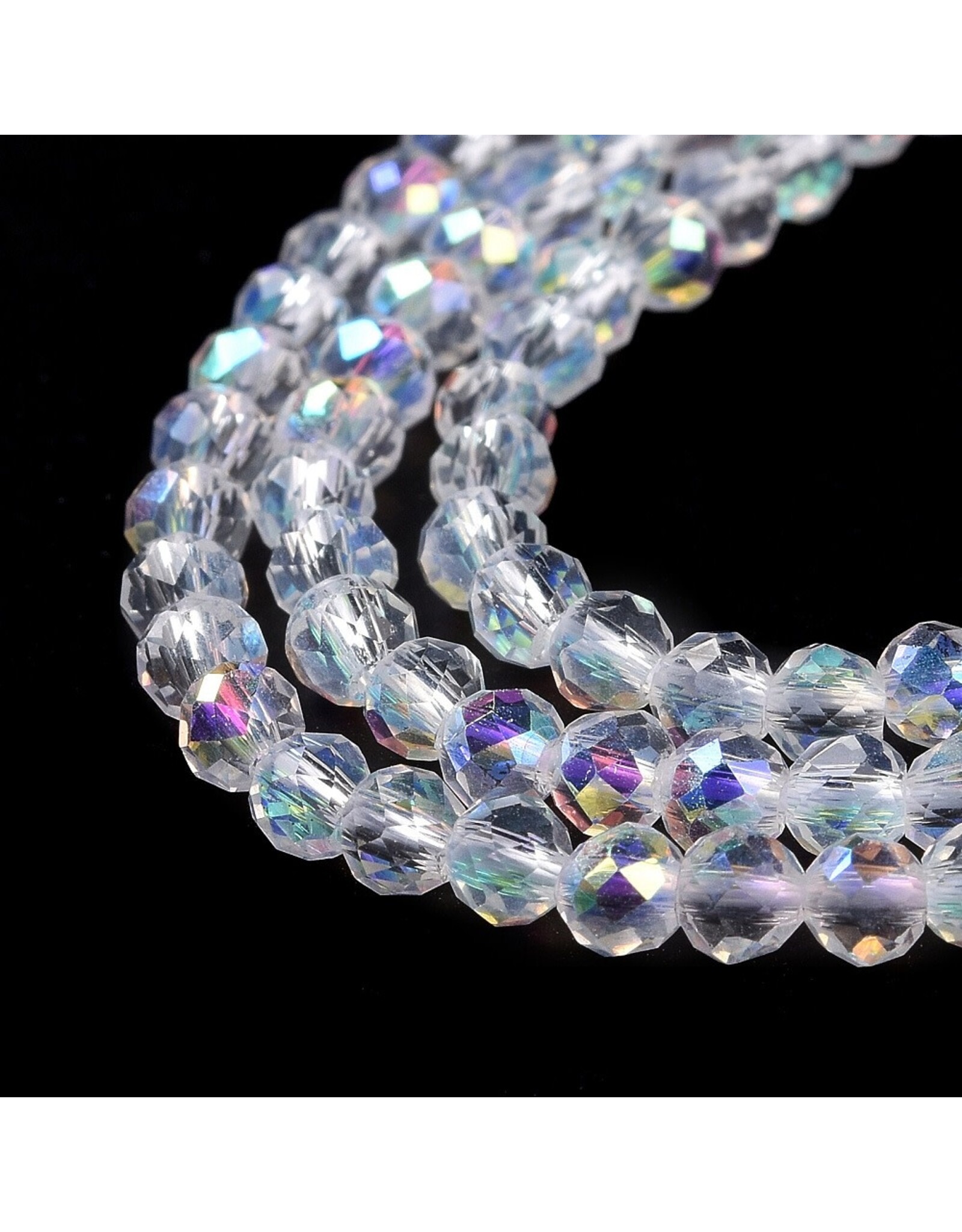 3mm Round Clear AB  x145