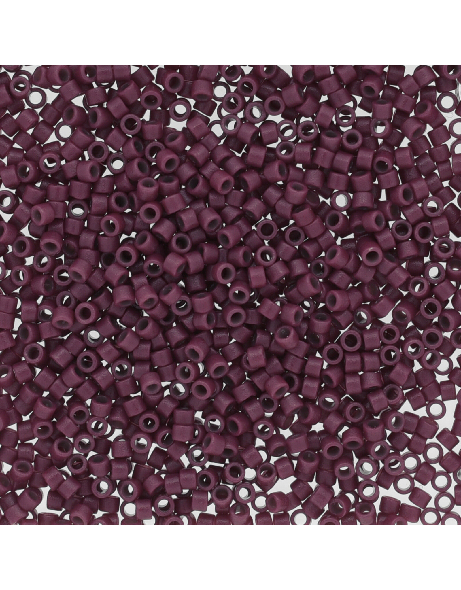Miyuki db2355 11 Delica Opaque Plum Dyed Duracoat