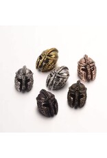 Gladiator Helmet  15x10mm Mixed Pairs  x10