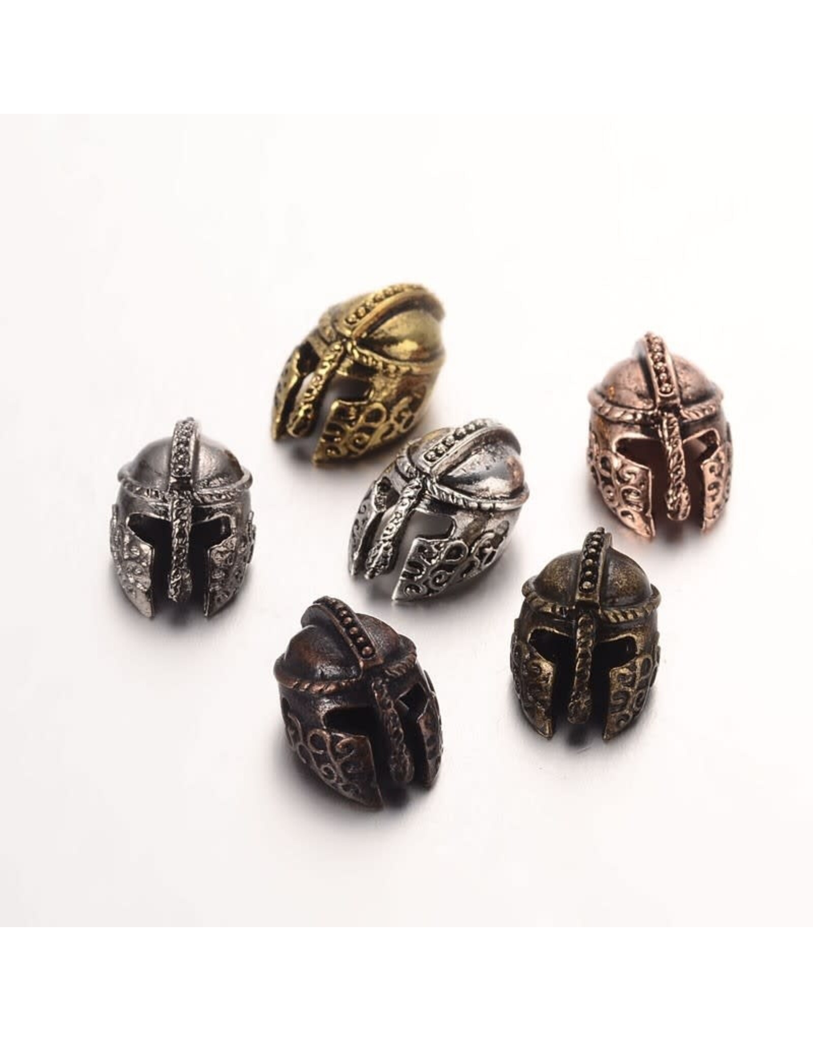 Gladiator Helmet  15x10mm Mixed Pairs  x10