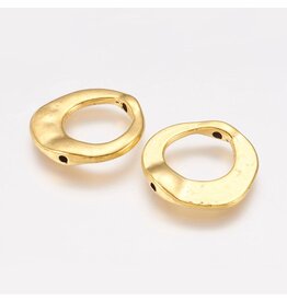 Bead  Frame 20mm Gold x12 NF