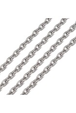 #26 Cable Chain 6x4.5mm 304 Stainless Steel NF