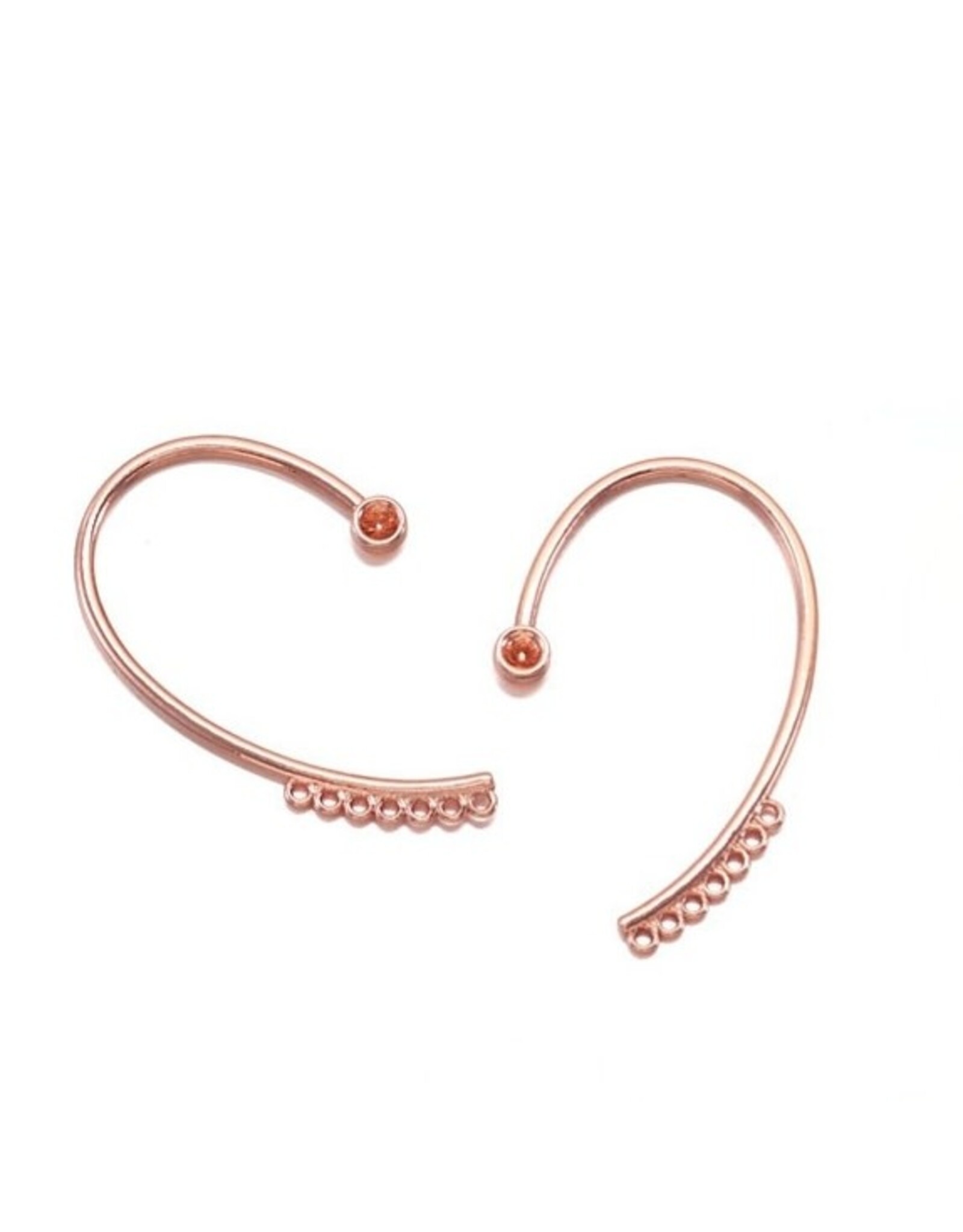 アクセサリー Captive bead ring ear cuff JLS-09-10 Captive bead ring ear cuff