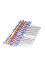 Crochet  Needle Set  Multi Colour  x22 pieces