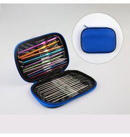 Crochet  Needle Set Multi Colour With Random Colour Case   x22 pieces