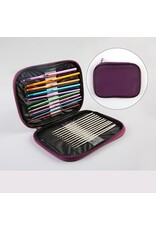 Crochet  Needle Set Multi Colour With Random Colour Case   x22 pieces