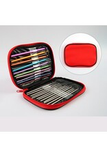 Crochet  Needle Set Multi Colour With Random Colour Case   x22 pieces
