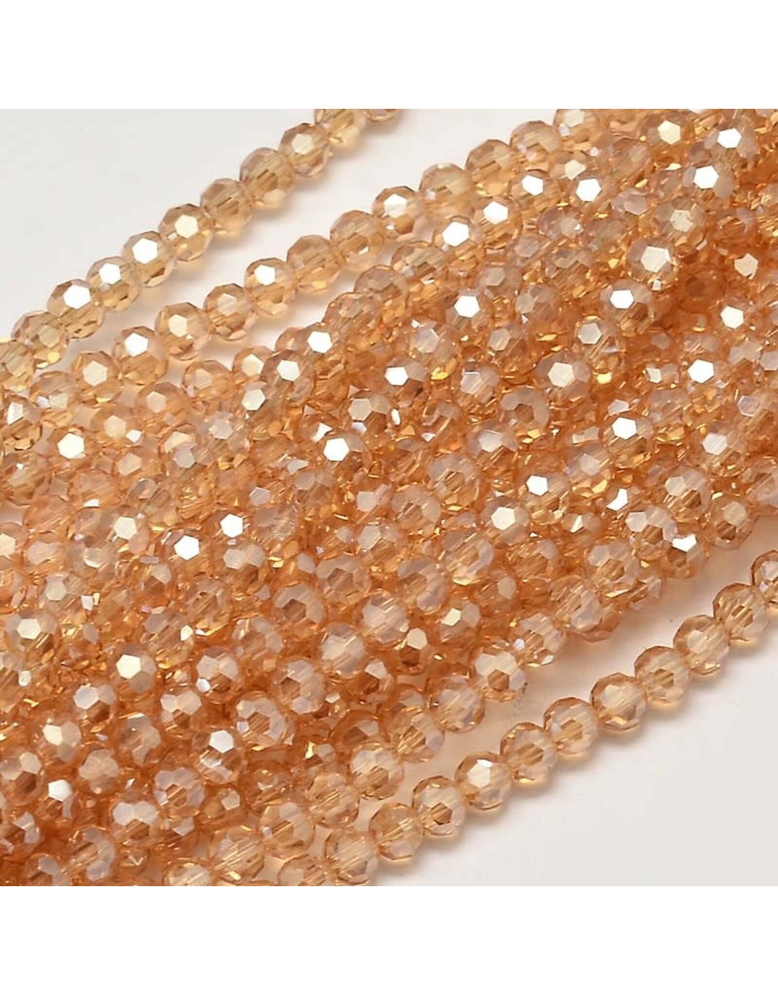 4mm Round Light Topaz AB  x85