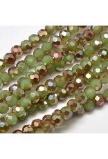 4mm Round Green Opal Bronze 1/2 Coat   x95