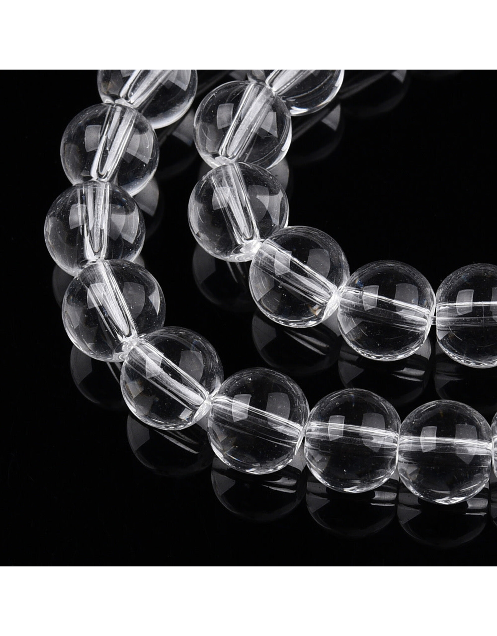 6mm Round Clear  x65